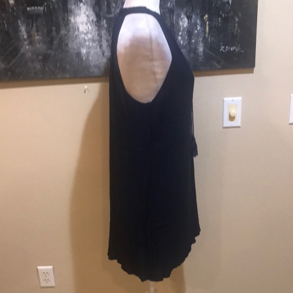 Boho Embroidered Fully Lined Halter Dress-Size XL - Picture 4 of 11